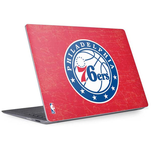 NBA Philadelphia 76ers Distressed Surface Laptop 2 Skin
